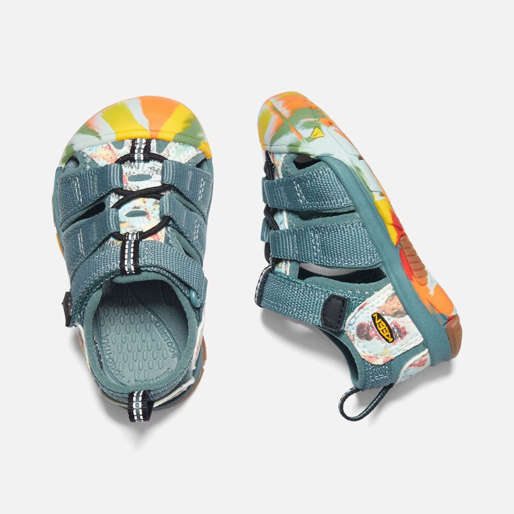 Sandalias Keen Mexico Azules - Niños Newport H2 - SA9832417